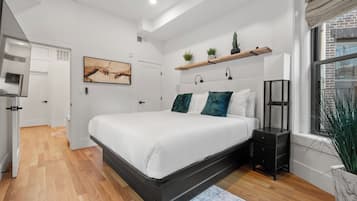 Appartement, 2 chambres | Couette en duvet, décor unique, ameublement unique