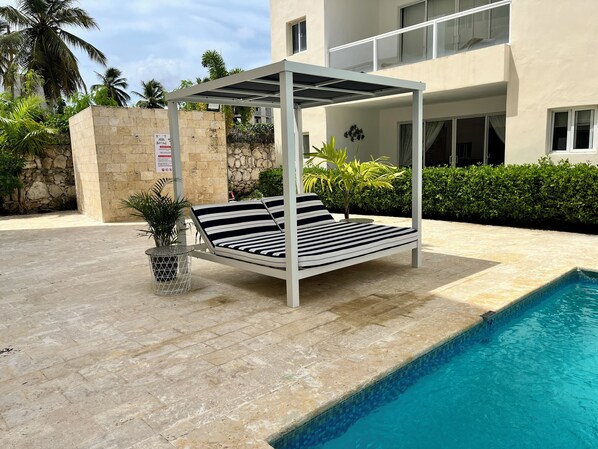 Pool - Arena Village - Modern Pool Condo • Balcony Walk to Bávaro Beach (El cortecito)