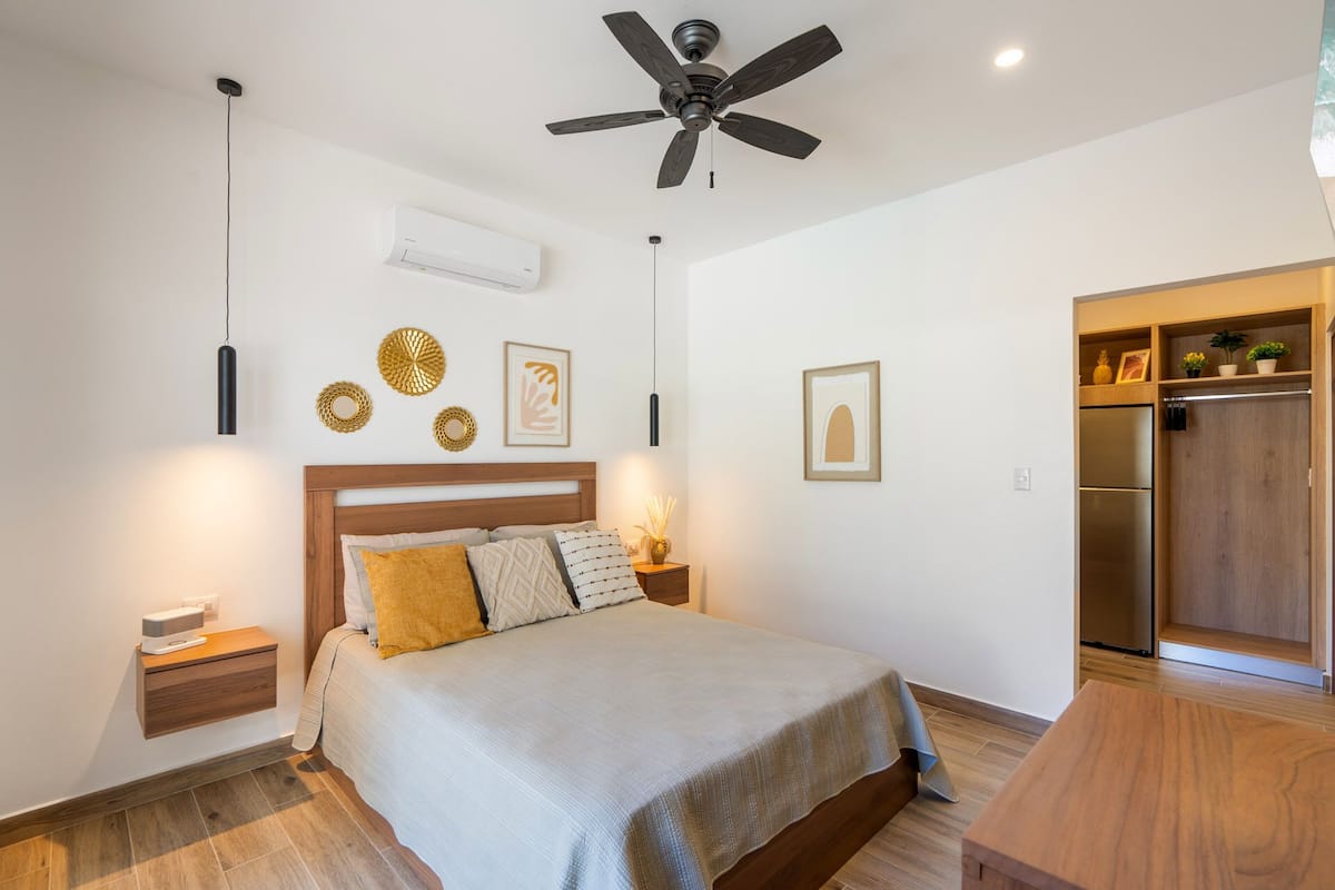 Family Villa, Private Bathroom, Pool View (Junquillal Villa) | In-room safe, blackout curtains, soundproofing, iron/ironing board