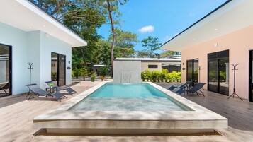 Family Villa, Private Bathroom, Pool View (Junquillal Villa) | View from room