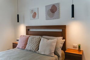 วิลล่าสำหรับครอบครัว, ห้องน้ำส่วนตัว, วิวสระว่ายน้ำ (Las Catalinas Villas) | เครื่องนอนระดับพรีเมียม, เตียงเมมโมรีโฟม, ตู้นิรภัยในห้องพัก