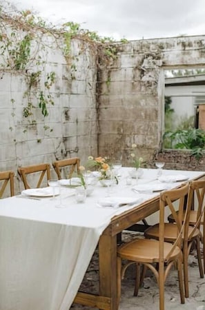 Outdoor dining - -The Gathered Place- (Groveland)