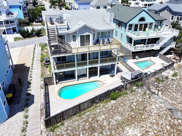 Exterior - OCEANFRONT, Priv Pool, Hot Tub -CP16, Sea You Soon (Corolla)
