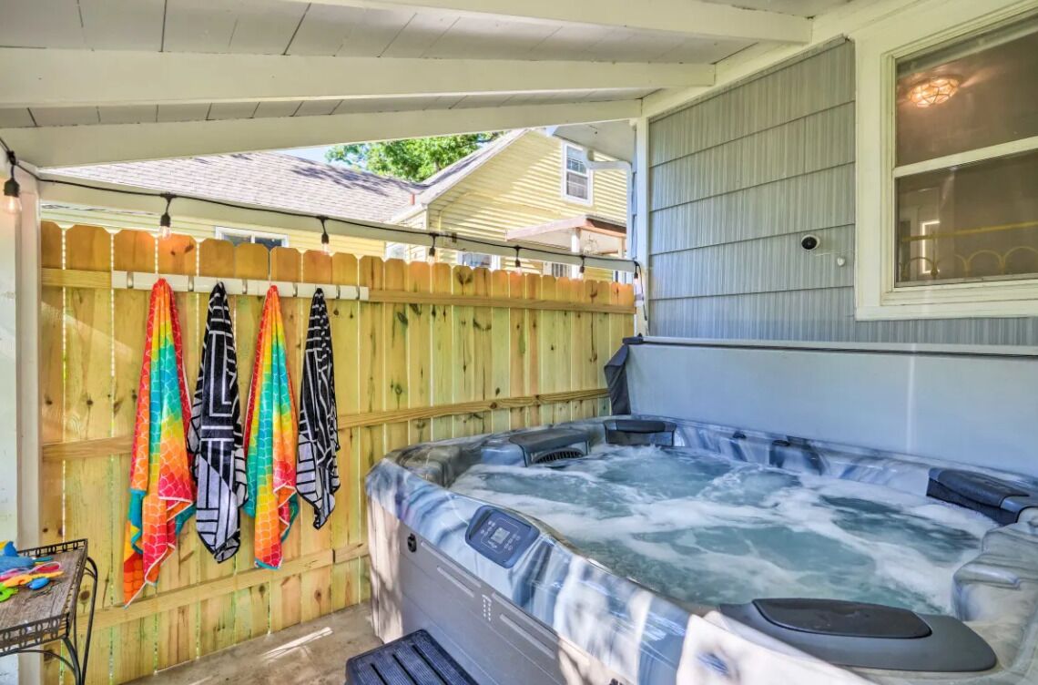 Bain à remous extérieur