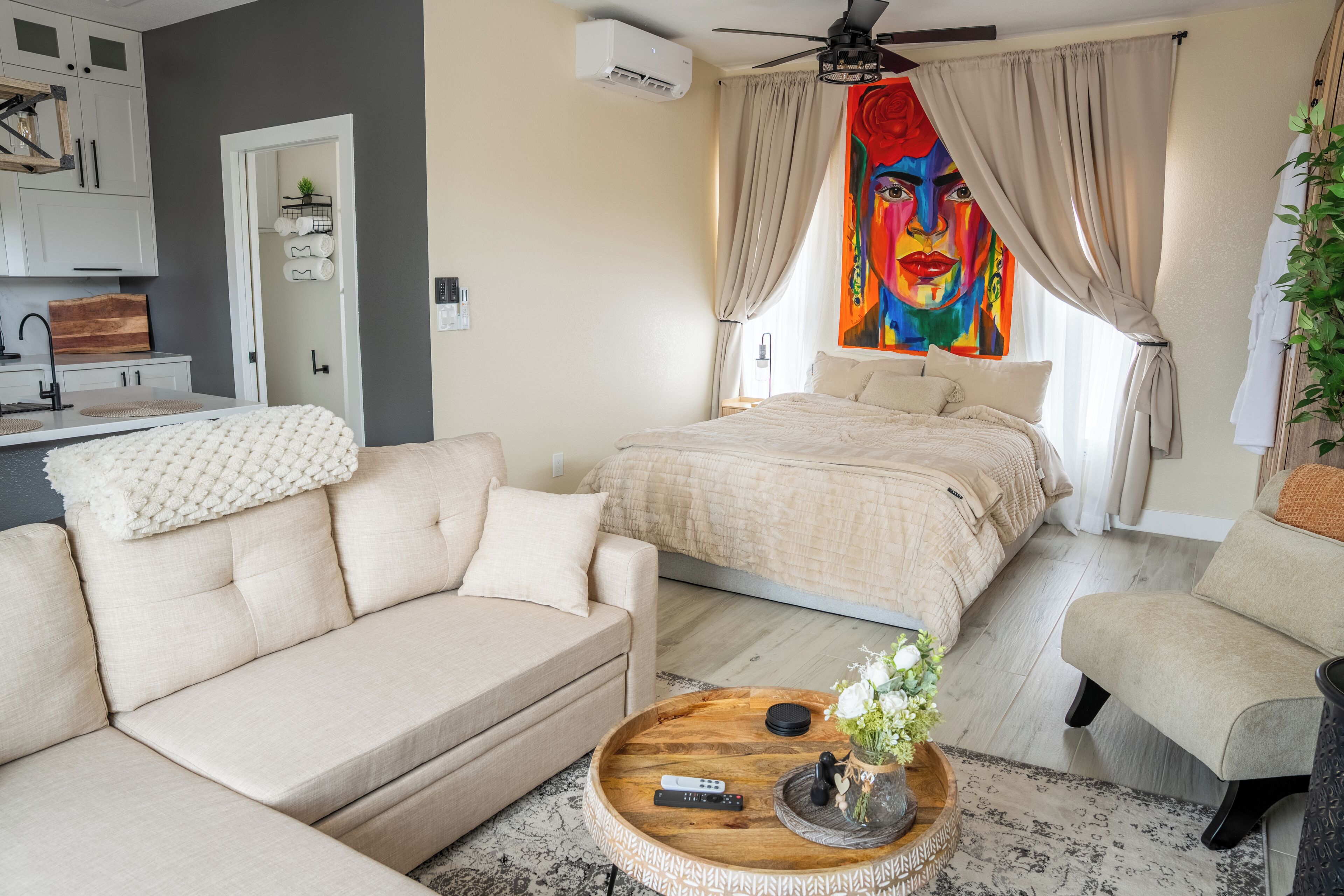 1 bedroom, iron/ironing board, WiFi (free), bed sheets