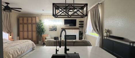 1 soveværelse, strygejern/strygebræt, Wi-Fi, sengetøj