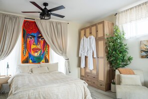 1 chambre, fer et planche à repasser, Wi-Fi gratuit, draps fournis