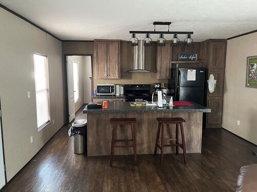 Fishing camp with boat stall cleaning table three bedroom two bath