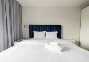 1 bedroom, iron/ironing board, WiFi, bed sheets - Chlebowa City View Apartament (Poznań)