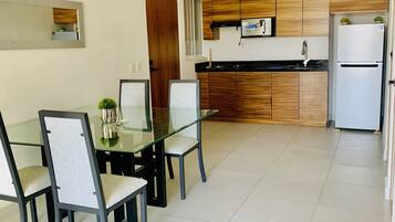 Comfort Double Room, Balcony | Private kitchen
