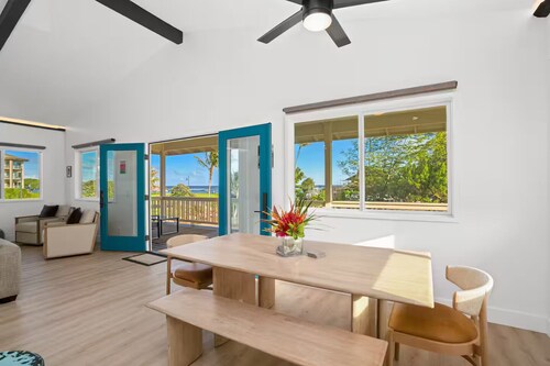 New Modern Hawaiian  2-bedroom house in Kapaʻa with amazing ocean/mountain views