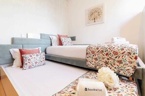 2 quartos, ferros/tábuas de passar roupa, berço de viagem, Wi-Fi