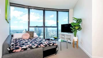 1 bedroom, iron/ironing board, travel crib, WiFi