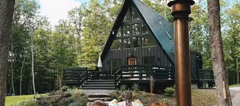 Luxury Catskills A-Frame Cabin - Hot Tub & Sauna