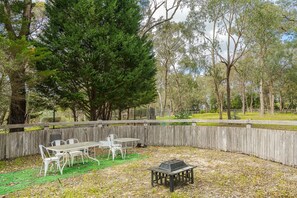 屋外ダイニングエリア