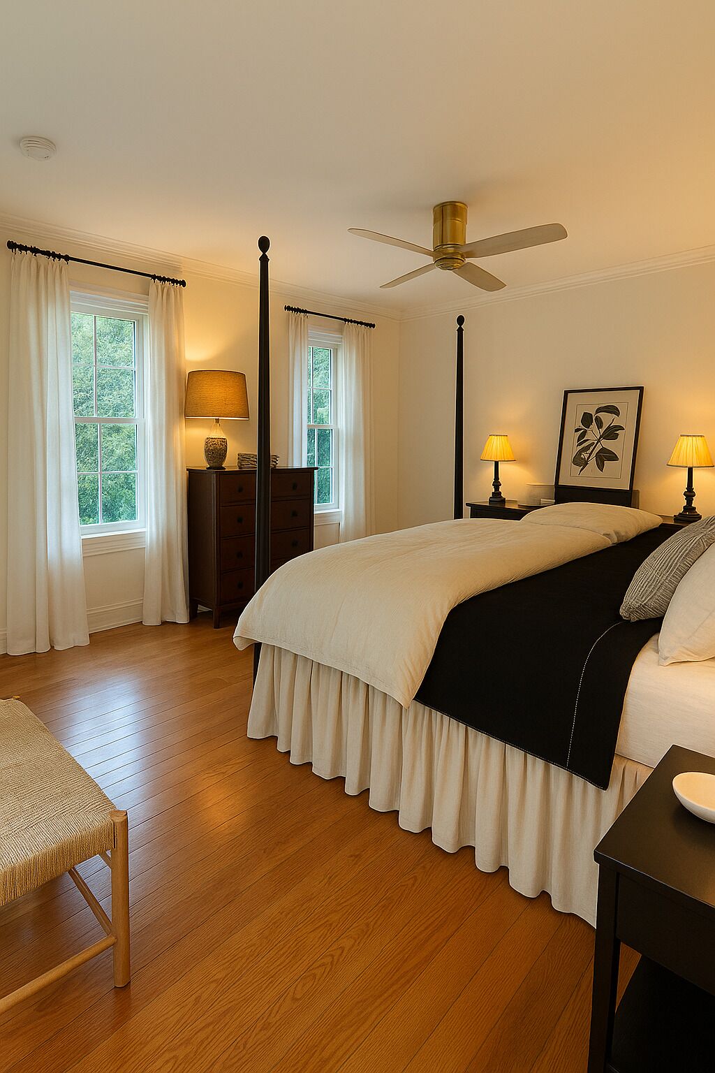 3 bedrooms, iron/ironing board, WiFi, bed sheets