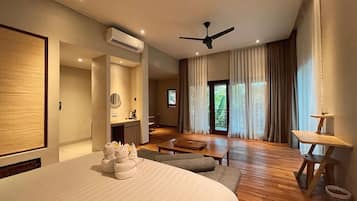 Deluxe Double Room, Pool View | In-room safe, desk, laptop workspace, free WiFi