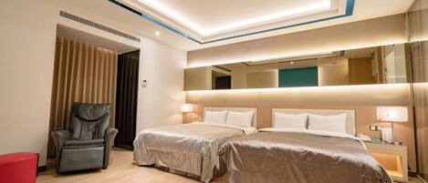 Verduisterende gordijnen, gratis wifi