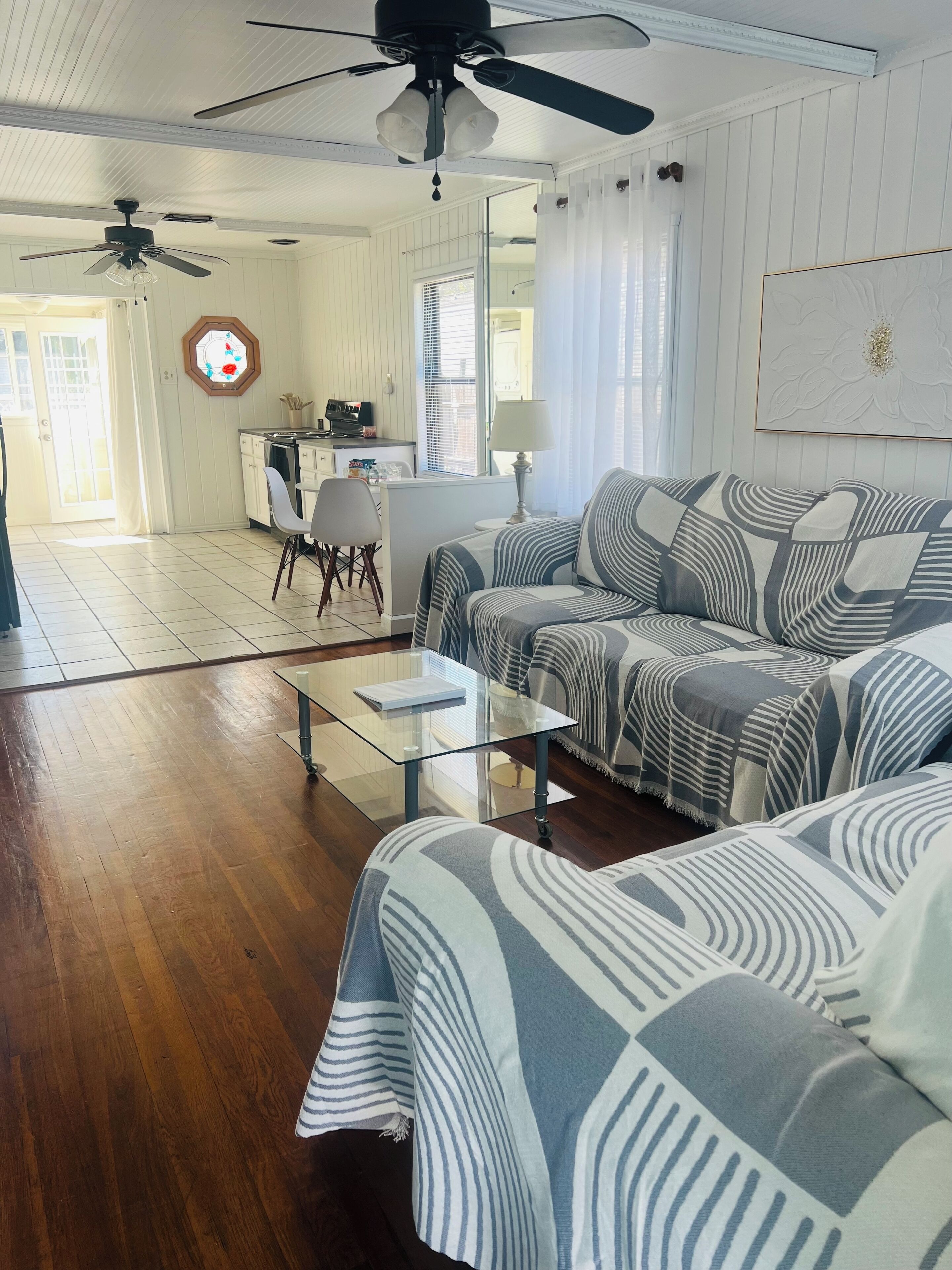 TV, DVD player, books