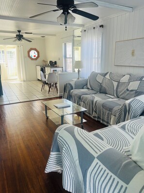 Televisio, DVD-soitin, kirjoja