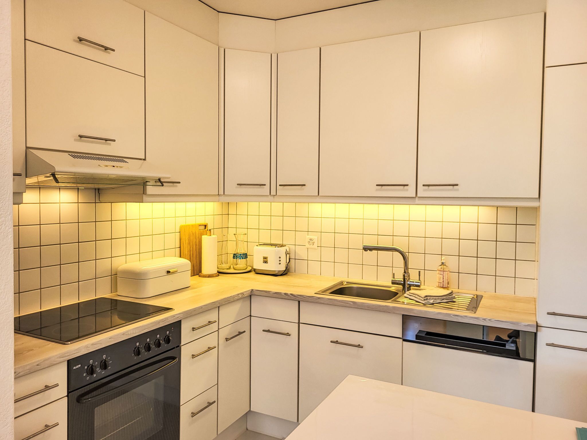 Kühlschrank, Ofen, Geschirrspüler, Kochgeschirr/Geschirr/Besteck