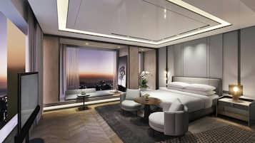 Executive Suite, 1 King Bed, City View | Premium bedding, down duvets, minibar, in-room safe