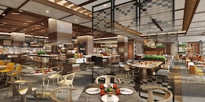 3 restaurants, breakfast, lunch, dinner served; international cuisine - Sheraton Kota Kinabalu (Kota Kinabalu)