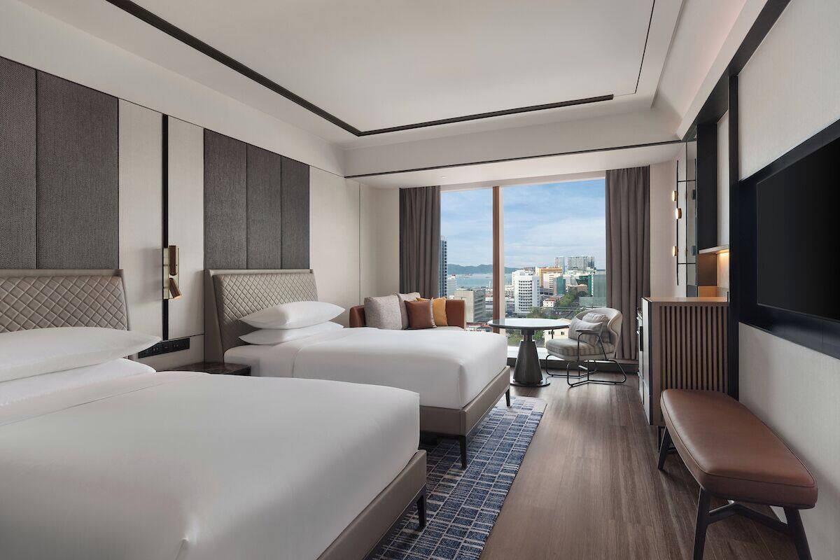 Executive Double Room, 2 Double Beds | Premium bedding, down comforters, minibar, in-room safe