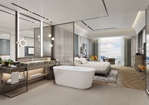 Standard Room, 1 King Bed, City View | Bathroom - Sheraton Kota Kinabalu (Kota Kinabalu)