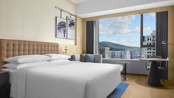 Down duvets, in-room safe, blackout curtains, free WiFi