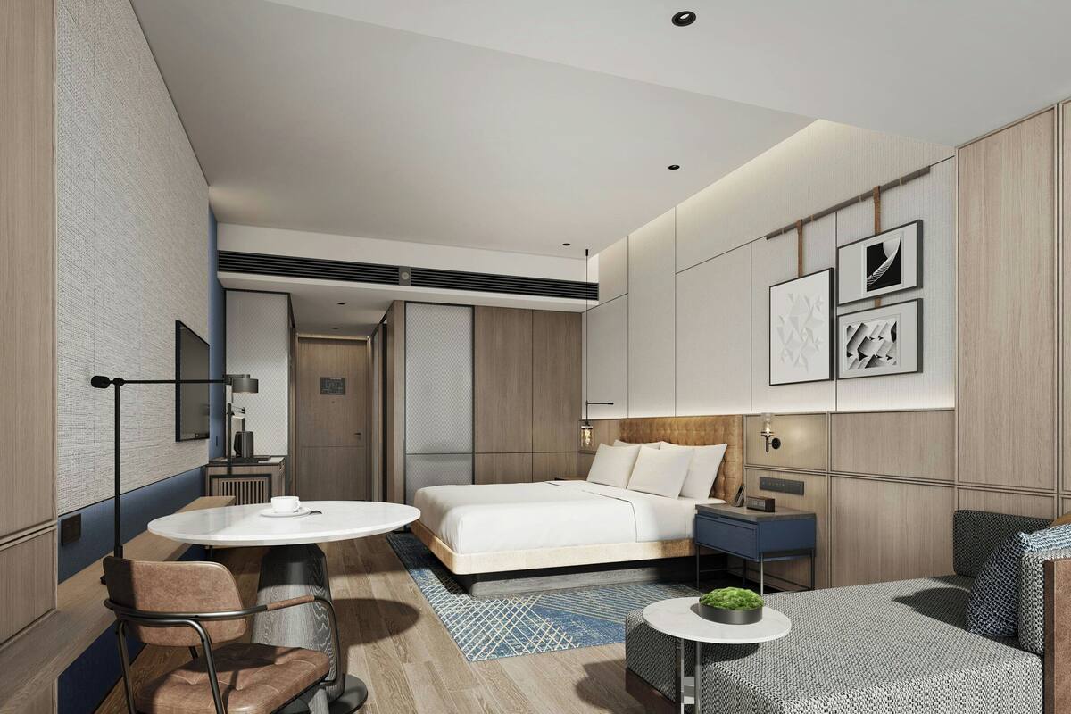 Habitació exclusiva, 1 llit de matrimoni gran, no fumadors | Cobrellits, caixa forta a l'habitació, cortines opaques i wifi gratuïta