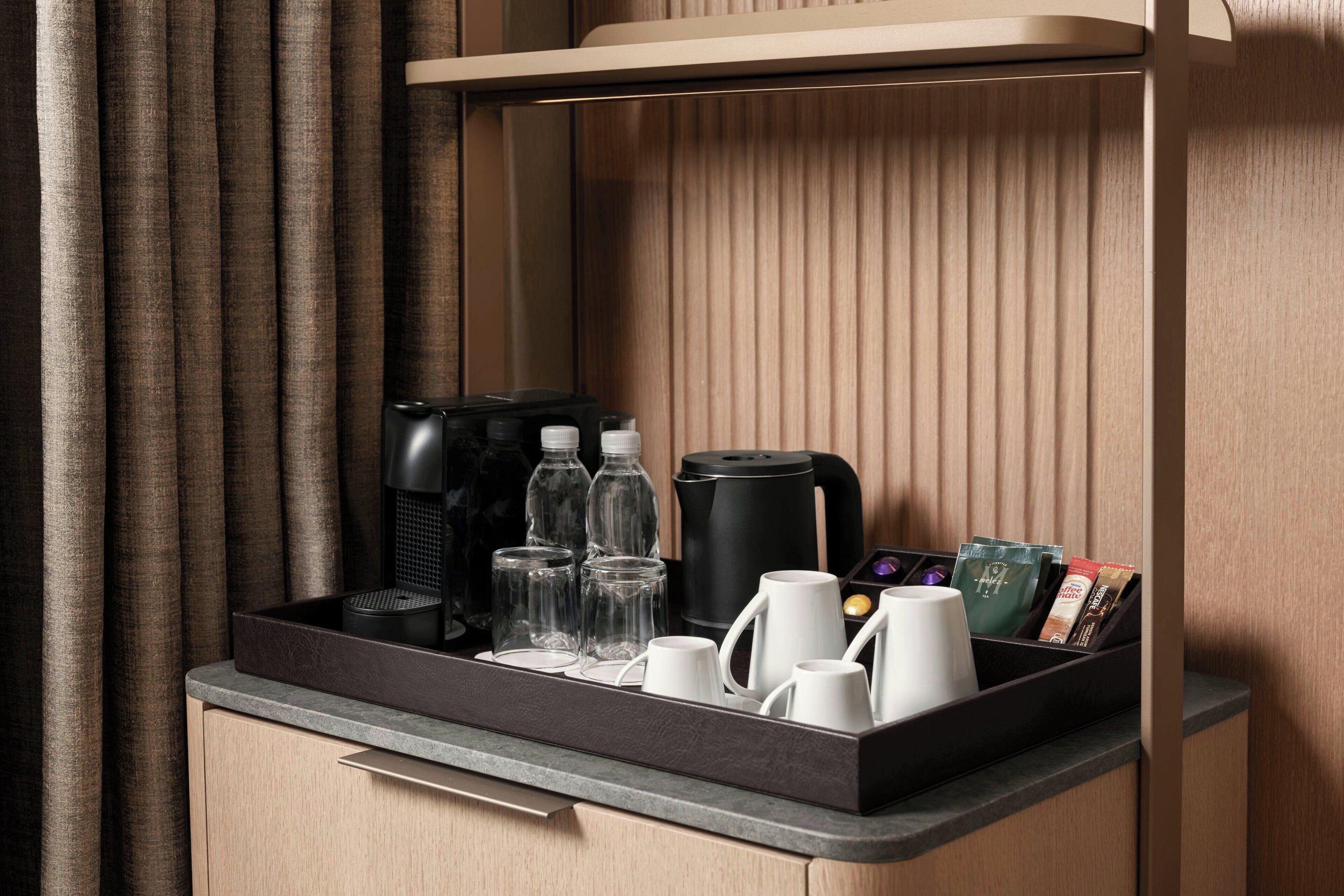 Premium bedding, minibar, in-room safe, desk