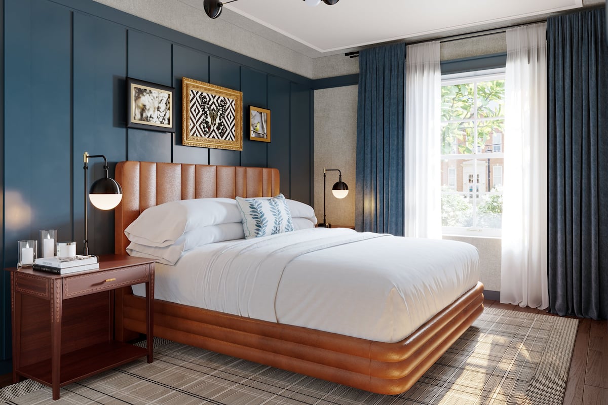 In-room safe, blackout curtains, iron/ironing board