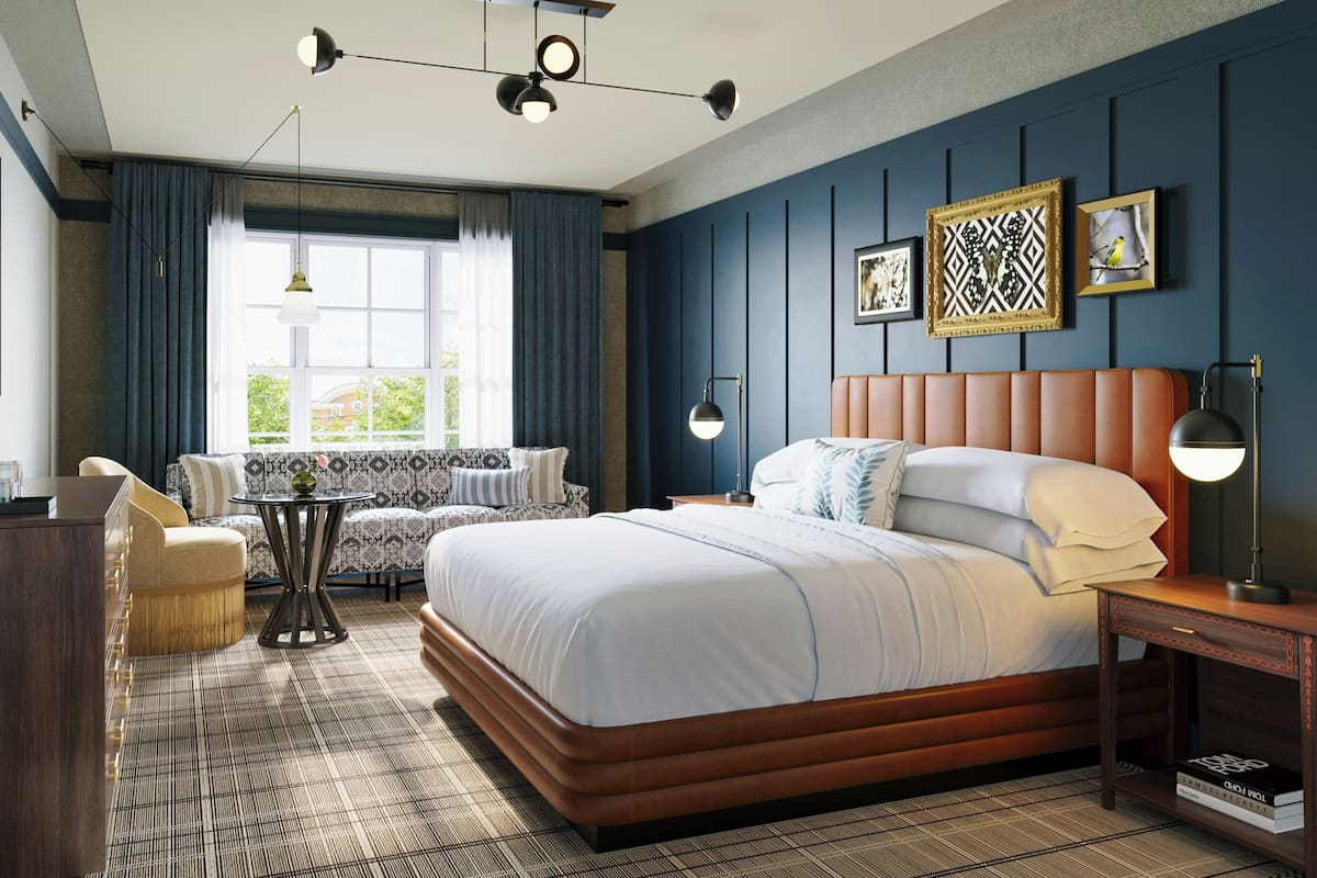 In-room safe, blackout curtains, iron/ironing board