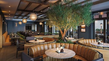 Sarapan dihidangkan, masakan Amerika, tempat makan di kawasan terbuka