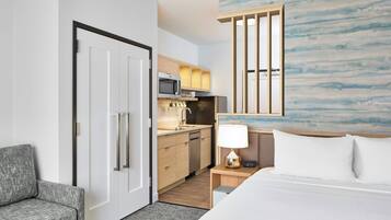Studio, 1 King Bed with Sofa bed