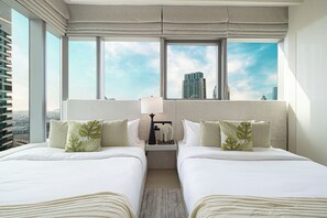 Luxury Apartment, Balcony, City View | In-room safe, blackout curtains, iron/ironing board, free WiFi - DVH Luxe Retreat 4BR Burj View Apartment (Dubai)