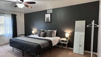 4 chambres, fer et planche Ă repasser, Wi-Fi, draps fournis