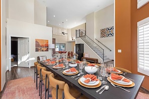 Dining - Luxury 6BR Retreat - Pool, BBQ, Theater and Games (Mesa)