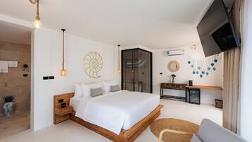 Luxury Villa, Sea View | Living area