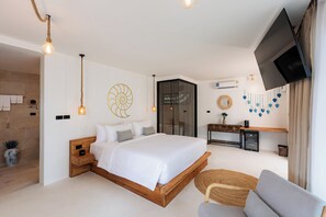 奢华别墅, 海景 | 起居区