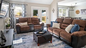 TV connectée, cheminée