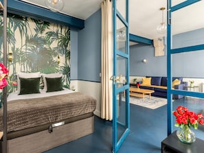 Apartment, City View | Hypo-allergenic bedding, pillow-top beds, in-room safe - Merveil Luxury Suite - Saint Denis I (Paris)