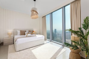 Apartamento luxo, para não fumantes, vista para o canal | Vista do quarto