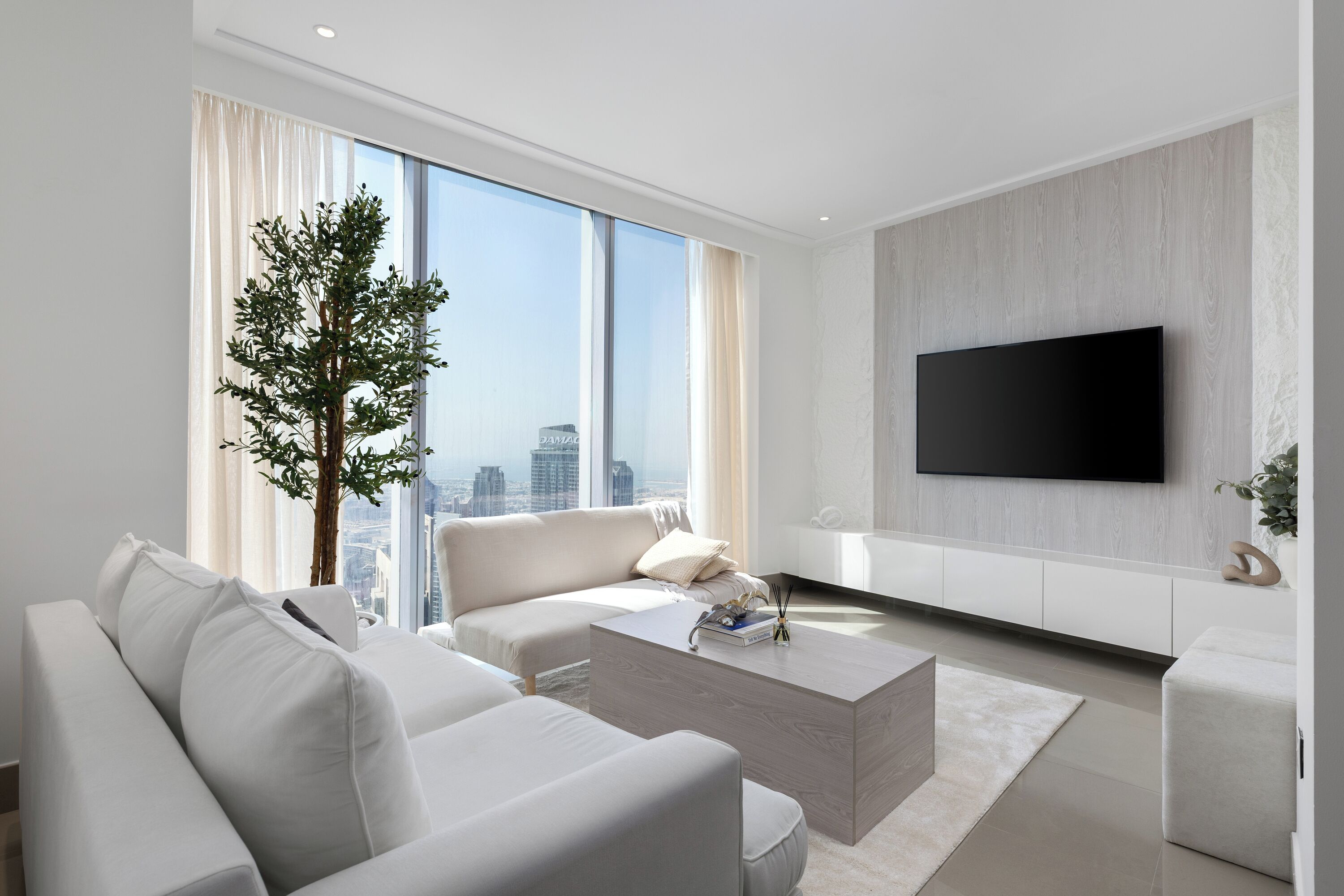 豪華公寓, 非吸煙房, 運河景觀 | 起居區