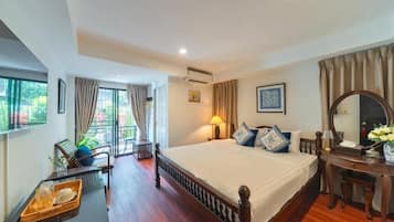 Chambre Double Deluxe, balcon | Wi-Fi gratuit, draps fournis