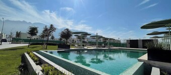 Modern home with pool, garden & 24 7 security