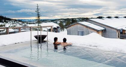 Belle cabane au centre de ski Norefjell