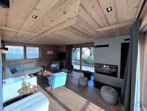 Lobby lounge - Chalet Téléporté (Les Gets)