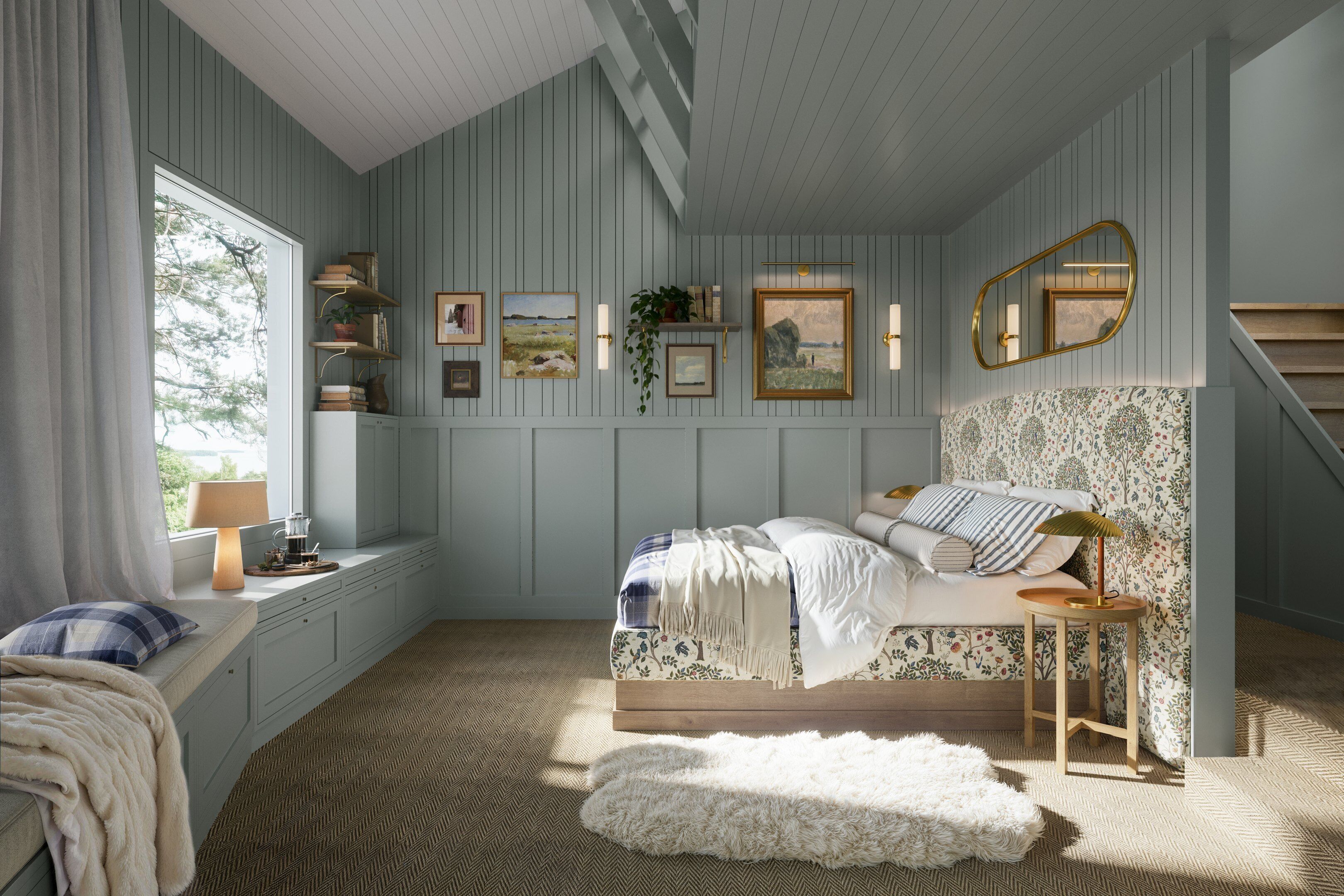 Driepersoonskamer | Een minibar, een kluis op de kamer, verduisterende gordijnen